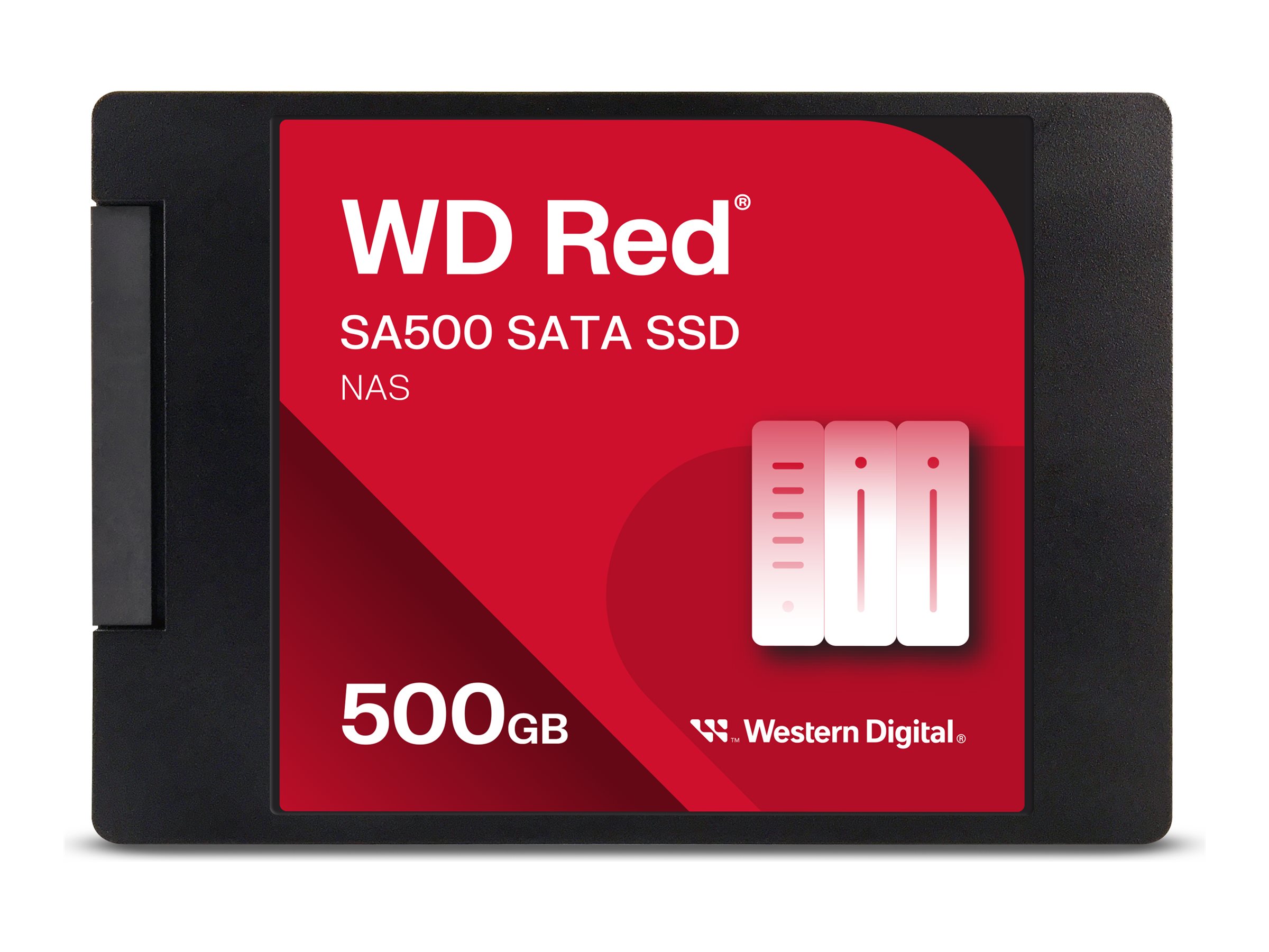 WD Red SA500 WDS500G1R0A - SSD - 500 Go - interne - 2.5" - SATA 6Gb/s - WDS500G1R0A - Disques durs pour ordinateur portable