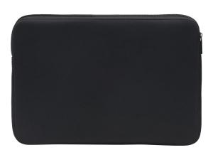 DICOTA PerfectSkin Laptop Sleeve 14.1" - Housse d'ordinateur portable - 14.1" - noir - D31187 - Sacoches pour ordinateur portable