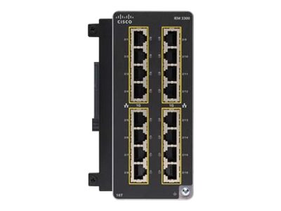 Cisco Catalyst - Module d'extension - Gigabit Ethernet x 16 - pour Catalyst IE3300 Rugged Series - IEM-3300-16T= - Cartes de contrôleur héritées