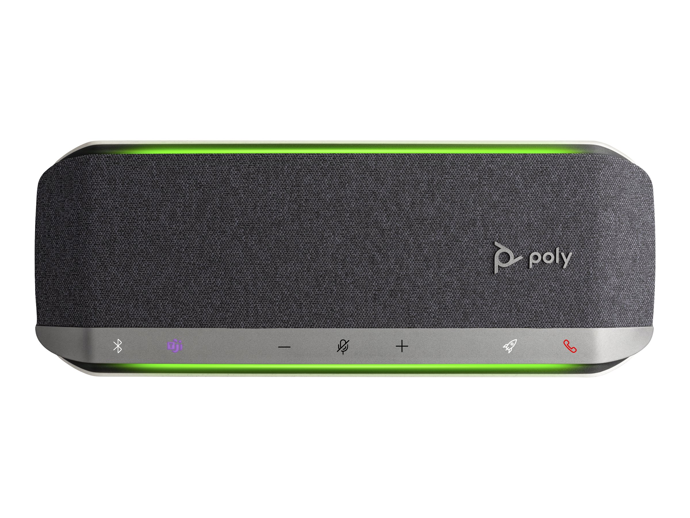 Poly Sync 40 - Haut-parleur intelligent - Bluetooth - sans fil, filaire - argent - certifié Zoom - 772C4AA - Speakerphones