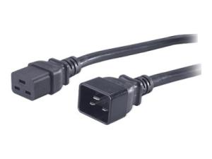 APC - Câble d'alimentation - IEC 60320 C19 pour IEC 60320 C20 - 1.98 m - noir - pour P/N: SMT2200I-AR, SMT2200R2I-AR, SMT3000I-AR, SMT3000R2I-AR, SRT1500XLI, SRT2200XLI-KR - AP9877 - Câbles d'alimentation