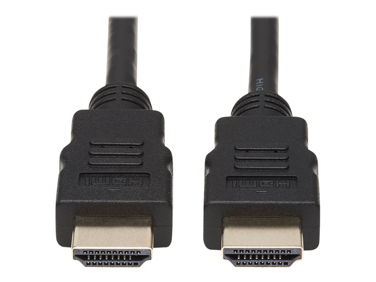 Eaton Tripp Lite Series High-Speed HDMI Cable, Digital Video with Audio, UHD 4K (M/M), Black, 10 ft. (3.05 m) - Câble HDMI - HDMI mâle pour HDMI mâle - 3.1 m - double blindage - noir - support 4K - P568-010 - Câbles HDMI