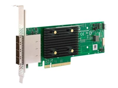 Lenovo ThinkSystem 440-16e - Contrôleur de stockage - 16 Canal - SATA 6Gb/s / SAS 12Gb/s - profil bas - PCIe 4.0 x8 - pour ThinkSystem SR530; SR590; SR630; SR630 V2; SR645; SR650; SR650 V2; SR665; ST650 V2 - 4Y37A09724 - Adaptateurs de stockage