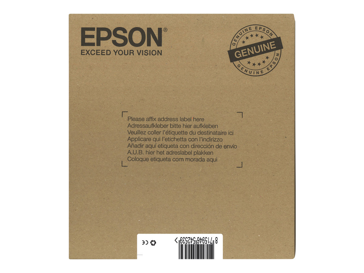 Epson T1285 Easy Mail Packaging - Pack de 4 - 16.4 ml - noir, jaune, cyan, magenta - original - boîte - cartouche d'encre - pour Stylus S22, SX130, SX230, SX235, SX430, SX435, SX438, SX440, SX445; Stylus Office BX305 - C13T12854511 - Cartouches d'imprimante