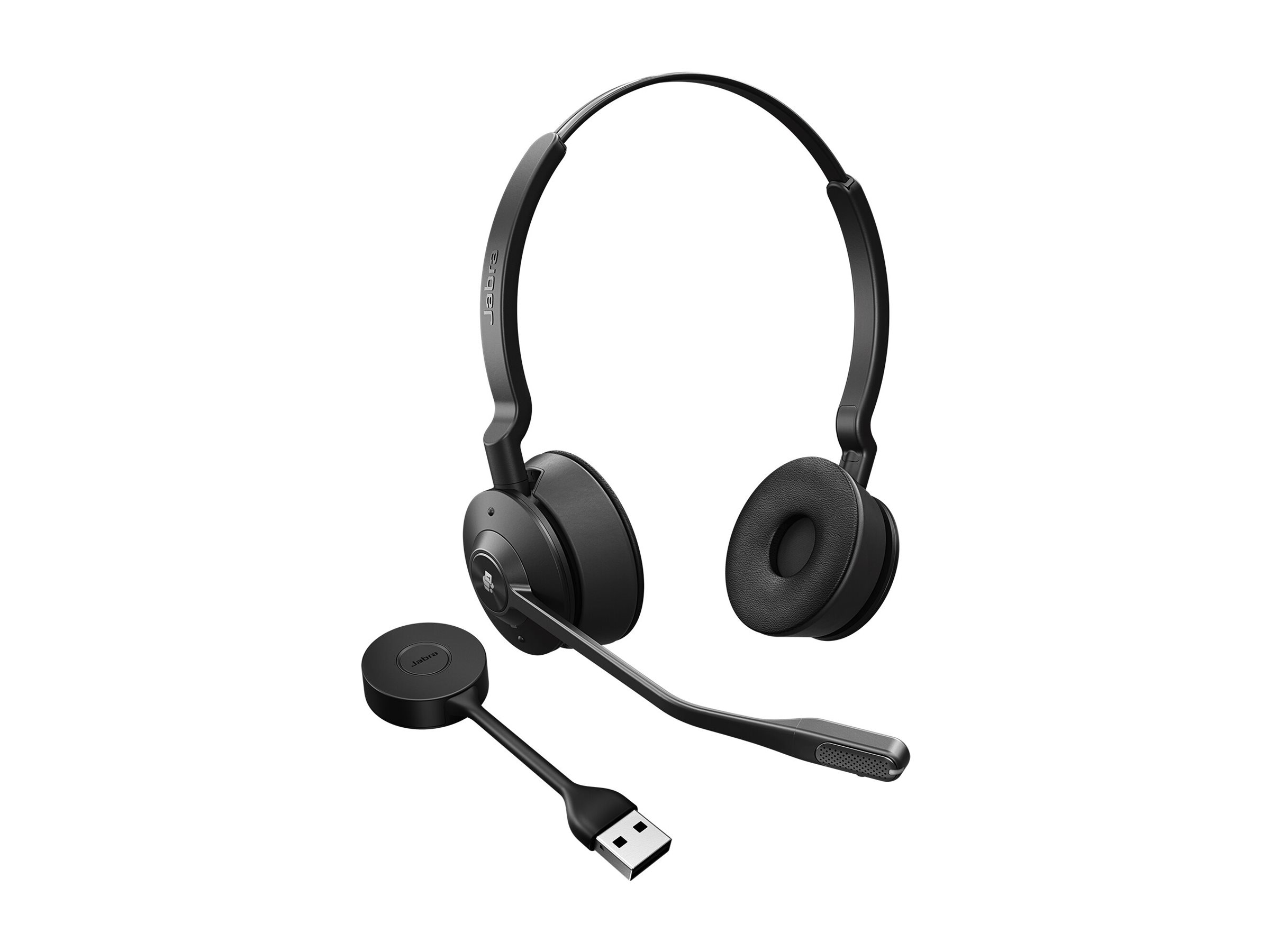 Jabra Engage 55 Stereo - Micro-casque - sur-oreille - DECT - sans fil - Optimisé pour la CU - 9559-415-111 - Écouteurs