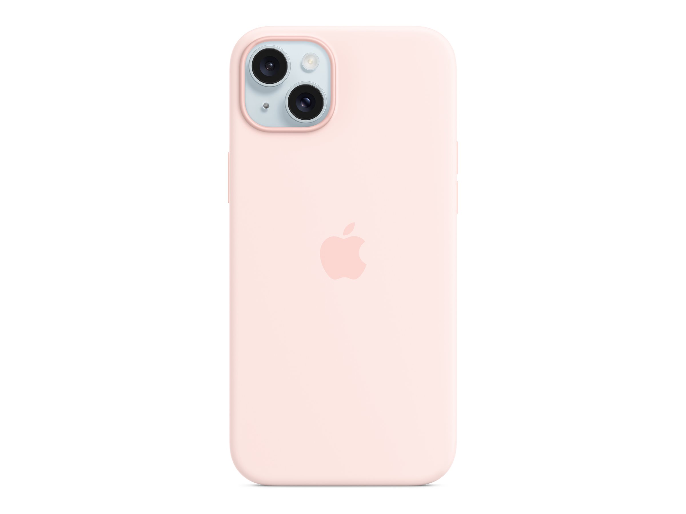 Apple - Coque de protection pour téléphone portable - compatibilité avec MagSafe - silicone - Rose clair - pour iPhone 15 Plus - MT143ZM/A - Coques et étuis pour téléphone portable
