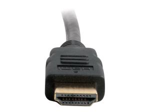 C2G 8ft 4K HDMI Cable with Ethernet - High Speed HDMI Cable -M/M - Câble HDMI avec Ethernet - HDMI mâle pour HDMI mâle - 2.44 m - blindé - noir - 50610 - Câbles HDMI