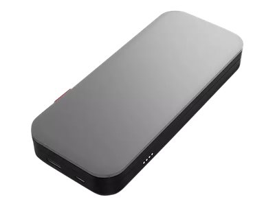 Lenovo Go USB-C Laptop - Banque d'alimentation - 1 x batterie - lithium-polymère - 20000 mAh - 74 Wh - noir tonnerre - 40ALLG2WWW - Batteries spécifiques
