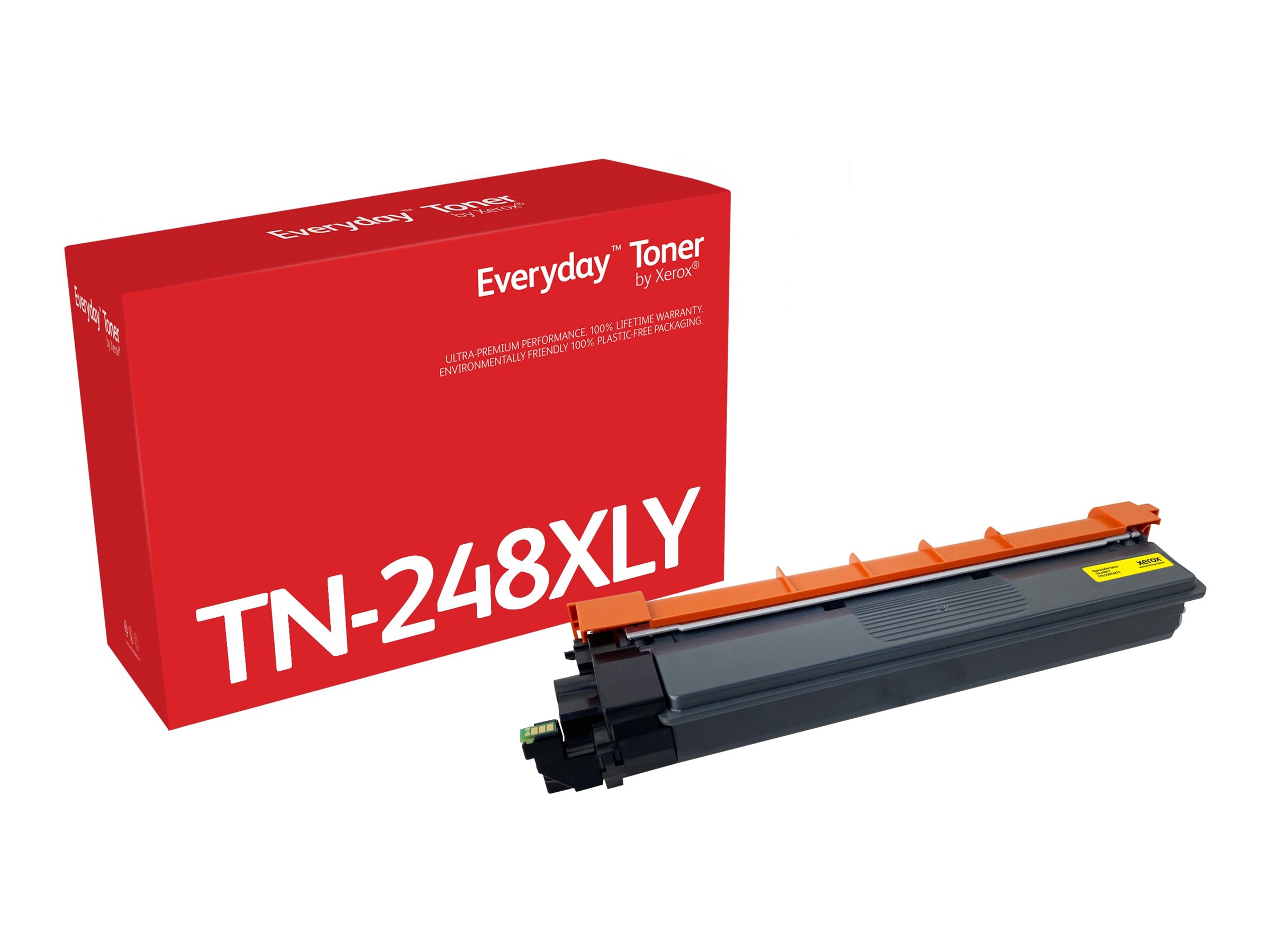 Xerox - À rendement élevé - jaune - compatible - boîte - cartouche de toner (alternative pour : Brother TN-248XLY) - programme de retours Green World Alliance - pour Brother DCP-L3520, L3560, HL-L3220, L3240, L8230, L8240, MFC-L3740, L3760, L8340, L8390 - 006R04878 - Autres cartouches de toner