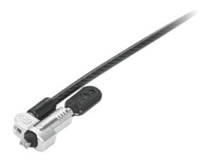 Kensington NanoSaver MasterKey Cable Lock - Câble de sécurité - noir - 1.8 m - pour ThinkCentre M75t Gen 2; ThinkPad L13 Yoga Gen 3; T14s Gen 3; X13 Gen 3 - 4XE1B81917 - Accessoires pour ordinateur portable et tablette