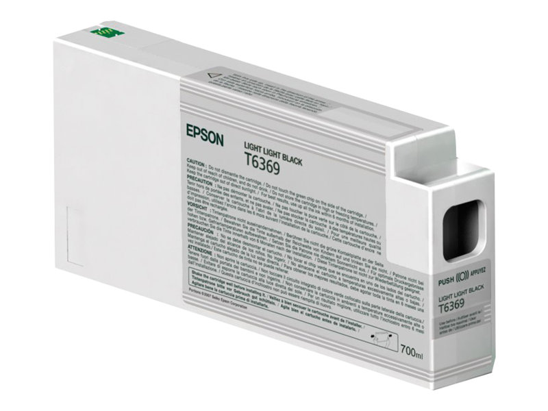Epson UltraChrome HDR - 700 ml - noir clair - original - cartouche d'encre - pour Stylus Pro 7890, Pro 7900, Pro 9890, Pro 9900, Pro WT7900 - C13T636900 - Cartouches d'imprimante
