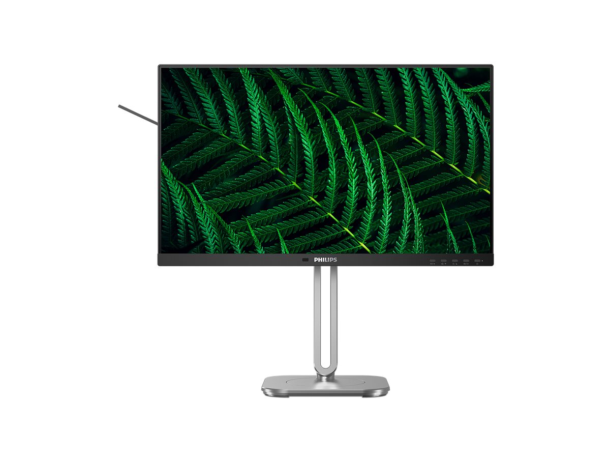 Philips 24B2G5200 - Écran LED - 24" (23.8" visualisable) - 1920 x 1080 Full HD (1080p) @ 100 Hz - IPS - 1500:1 - HDMI, VGA, DisplayPort - haut-parleurs - Charbon - 24B2G5200/00 - Écrans d'ordinateur