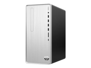 HP Portable TP01-0044nf - Mini ITX - Core i5 9400 / jusqu'à 4.1 GHz - RAM 8 Go - HDD 1 To - UHD Graphics 630 - Gigabit Ethernet - Wi-Fi, Bluetooth 4.2 - Win 10 Familiale 64 bits - moniteur : aucun - clavier : Français - chrome (logo), panneau avant en argent naturel - avec Extension de la garantie combinée enlèvement et retour de HP pendant 2 ans pour les ordinateurs de bureau de milieu de gamme - 8BU59EA#ABF - Ordinateurs de bureau