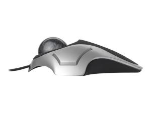 Kensington Orbit Trackball optique - Boule de commande - droitiers et gauchers - optique - 2 boutons - filaire - USB - argent - 64327EU - Dispositifs de pointage