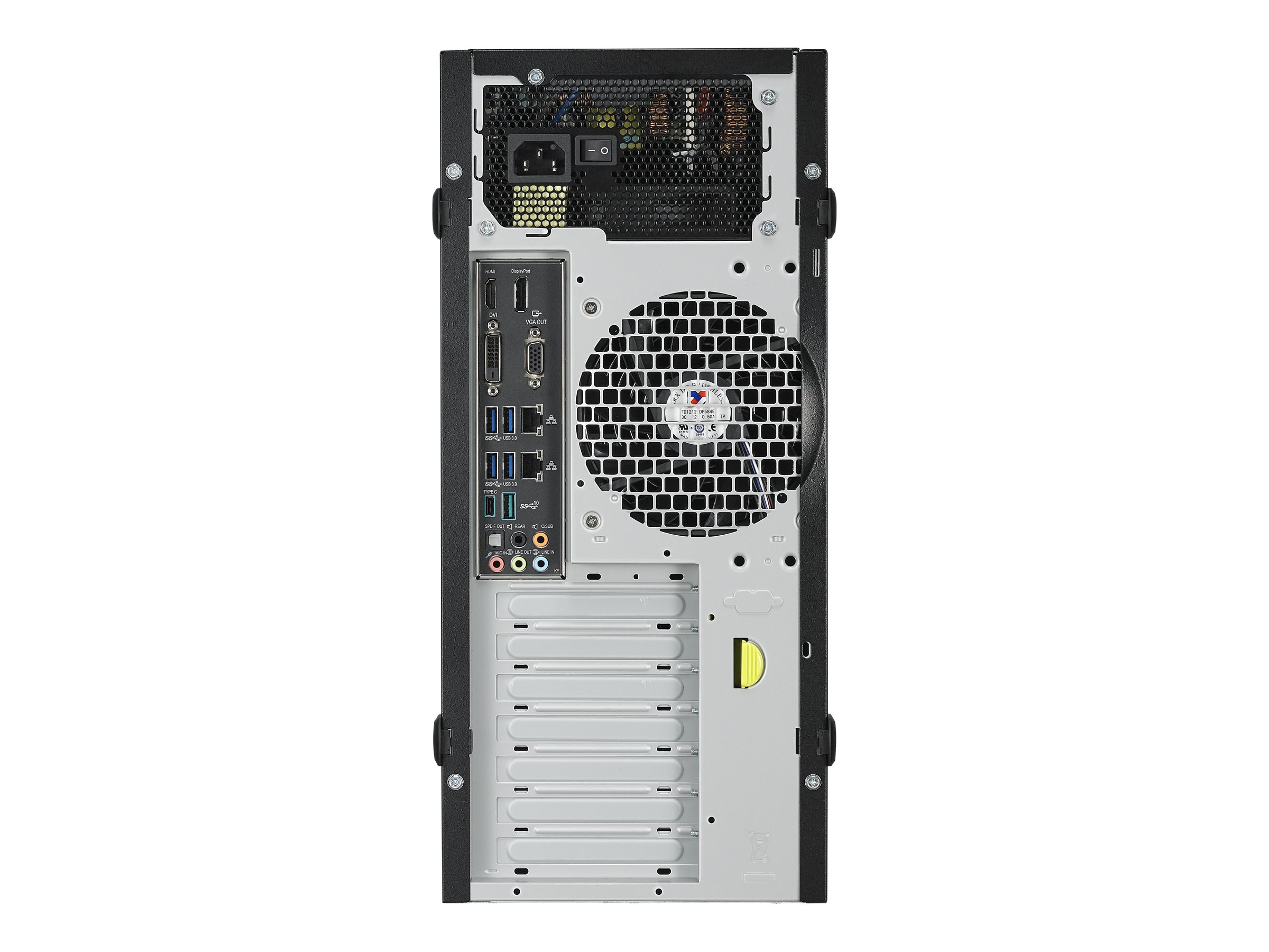 ASUS E500 G5-M3240 - Tour - 1 x Xeon E-2124G / jusqu'à 4.5 GHz - RAM 8 Go - HDD 1 To - graveur de DVD - Quadro P2000 - Gigabit Ethernet - Windows 10 Pro pour Stations de travail - moniteur : aucun - 90SF00Q1-M03240 - Ordinateurs de bureau