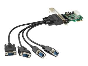 StarTech.com Carte adaptateur PCIe serie RS232 - 4 ports - 16950 UART - Adaptateur série - PCIe - RS-232 x 4 - PEX4S953 - Adaptateurs réseau filaires