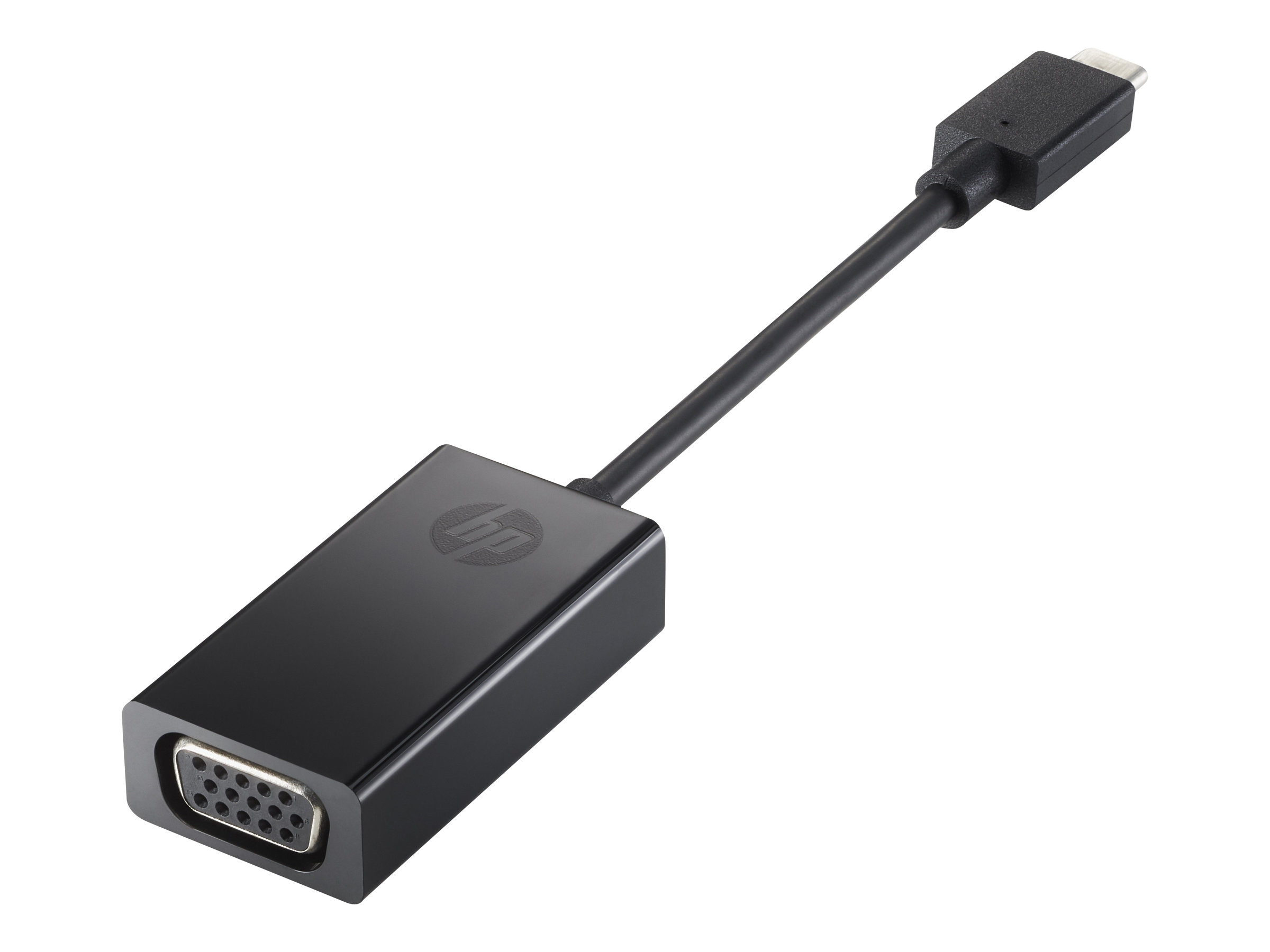 HP - Adaptateur vidéo externe - USB-C - D-Sub - noir - N9K76AA#AC3 - Adaptateurs vidéo grand public