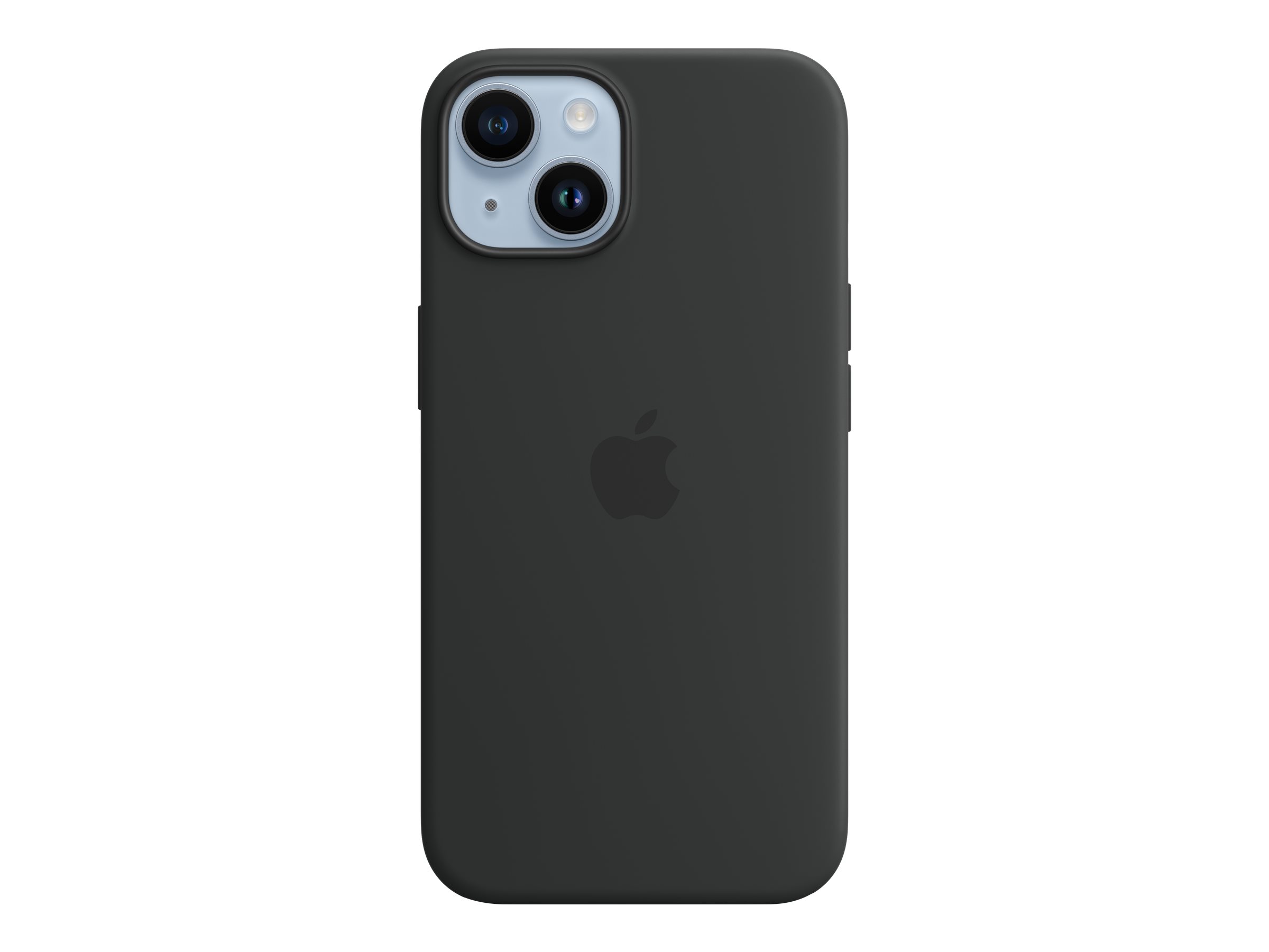 Apple - Coque de protection pour téléphone portable - compatibilité avec MagSafe - silicone - noir minuit - pour iPhone 14 - MPRU3ZM/A - Coques et étuis pour téléphone portable