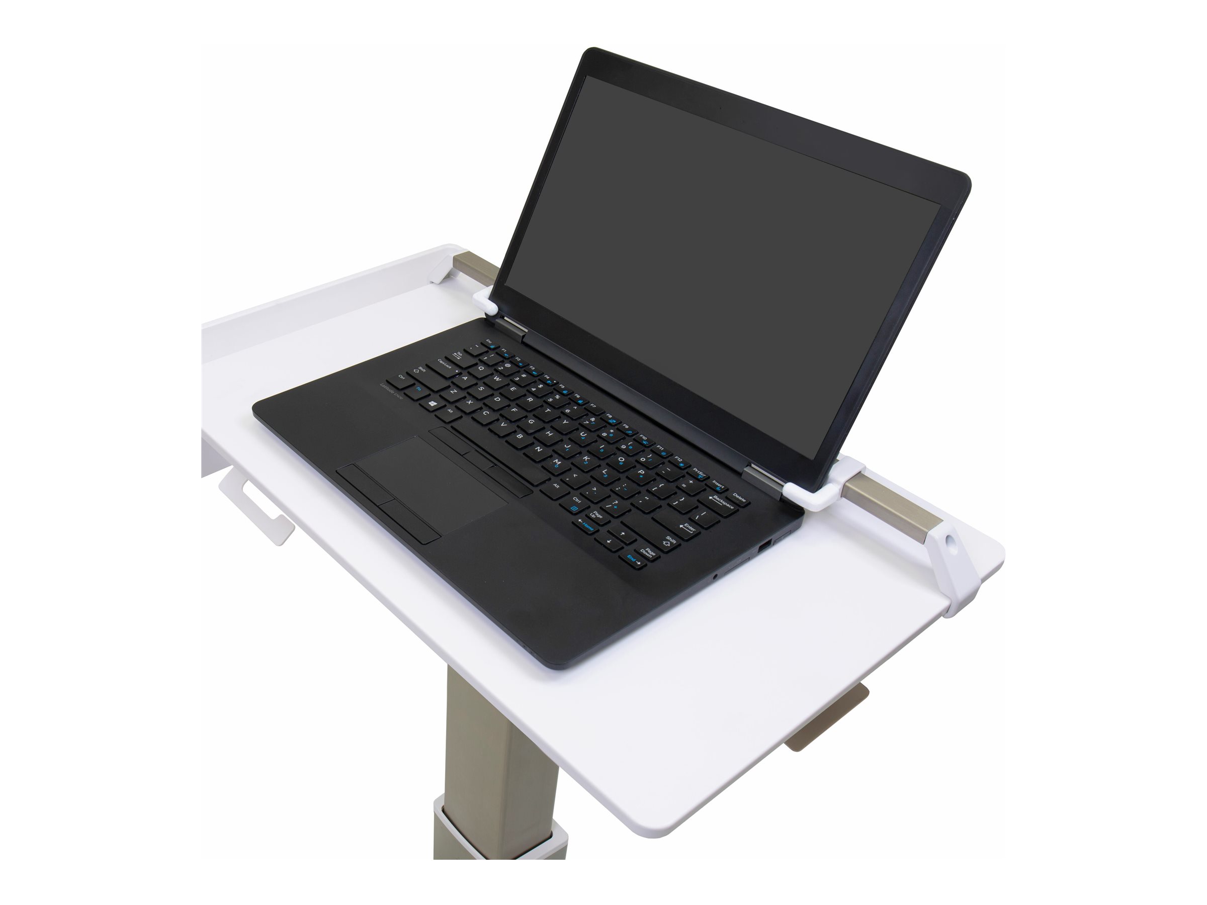 Ergotron CareFit - Chariot - Mince - pour ordinateur portable - aluminium, acier zingué, plastique haute qualité - blanc, gris chaleureux - Taille d'écran : jusqu'à 17,3 pouces - C50-1100-0 - Accessoires pour ordinateur portable et tablette