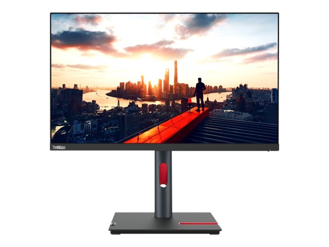 Lenovo ThinkVision P24h-30 - Écran LED - 23.8" - 2560 x 1440 QHD @ 60 Hz - IPS - 300 cd/m² - 1000:1 - 4 ms - HDMI, DisplayPort, USB-C - noir corbeau - 63B3GAT6U1 - Écrans d'ordinateur