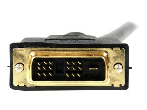 StarTech.com Câble HDMI vers DVI-D de 1 m - M/M - Câble adaptateur - HDMI mâle pour DVI-D mâle - 1 m - blindé - noir - HDDVIMM1M - Accessoires pour téléviseurs