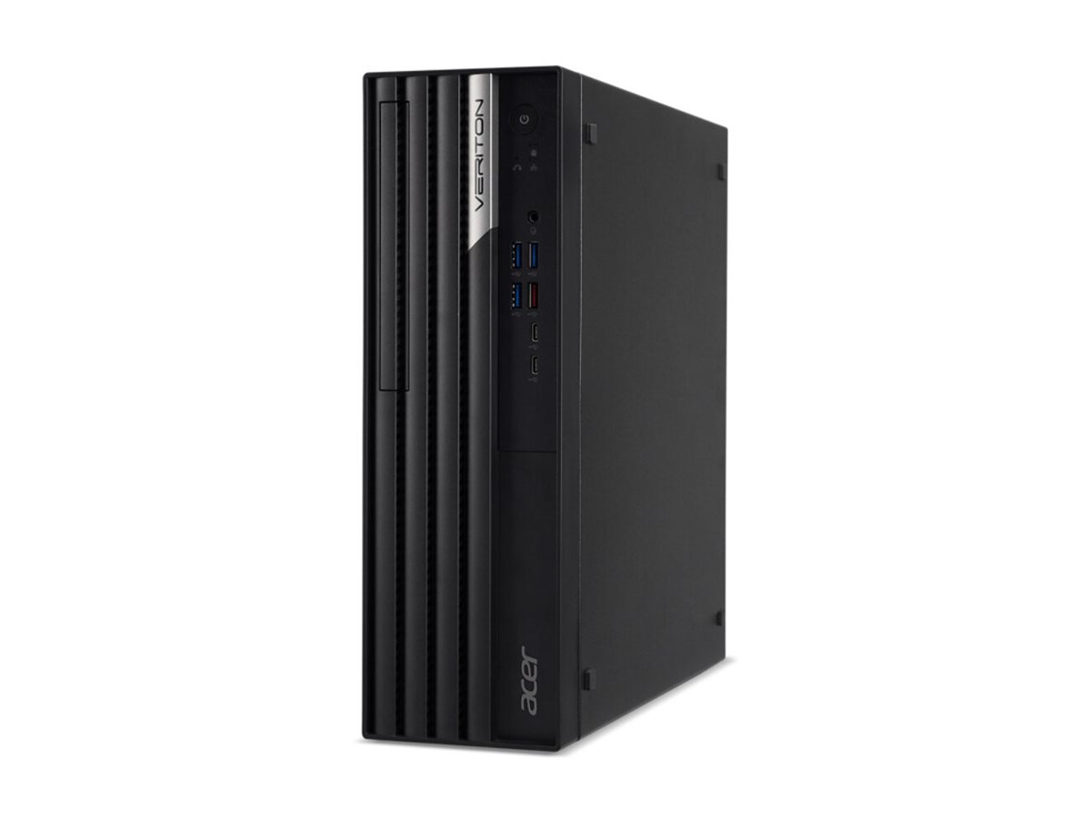 Acer Veriton X6 VX6710GT - SFF - Core i7 13700 / jusqu'à 5.2 GHz - vPro Enterprise - RAM 8 Go - SSD 256 Go - DVD SuperMulti - UHD Graphics 770 - Gigabit Ethernet, IEEE 802.11ax (Wi-Fi 6E) - Bluetooth, 802.11a/b/g/n/ac/ax (Wi-Fi 6E) - Win 11 Pro - moniteur : aucun - DT.VZYEF.002 - Ordinateurs de bureau