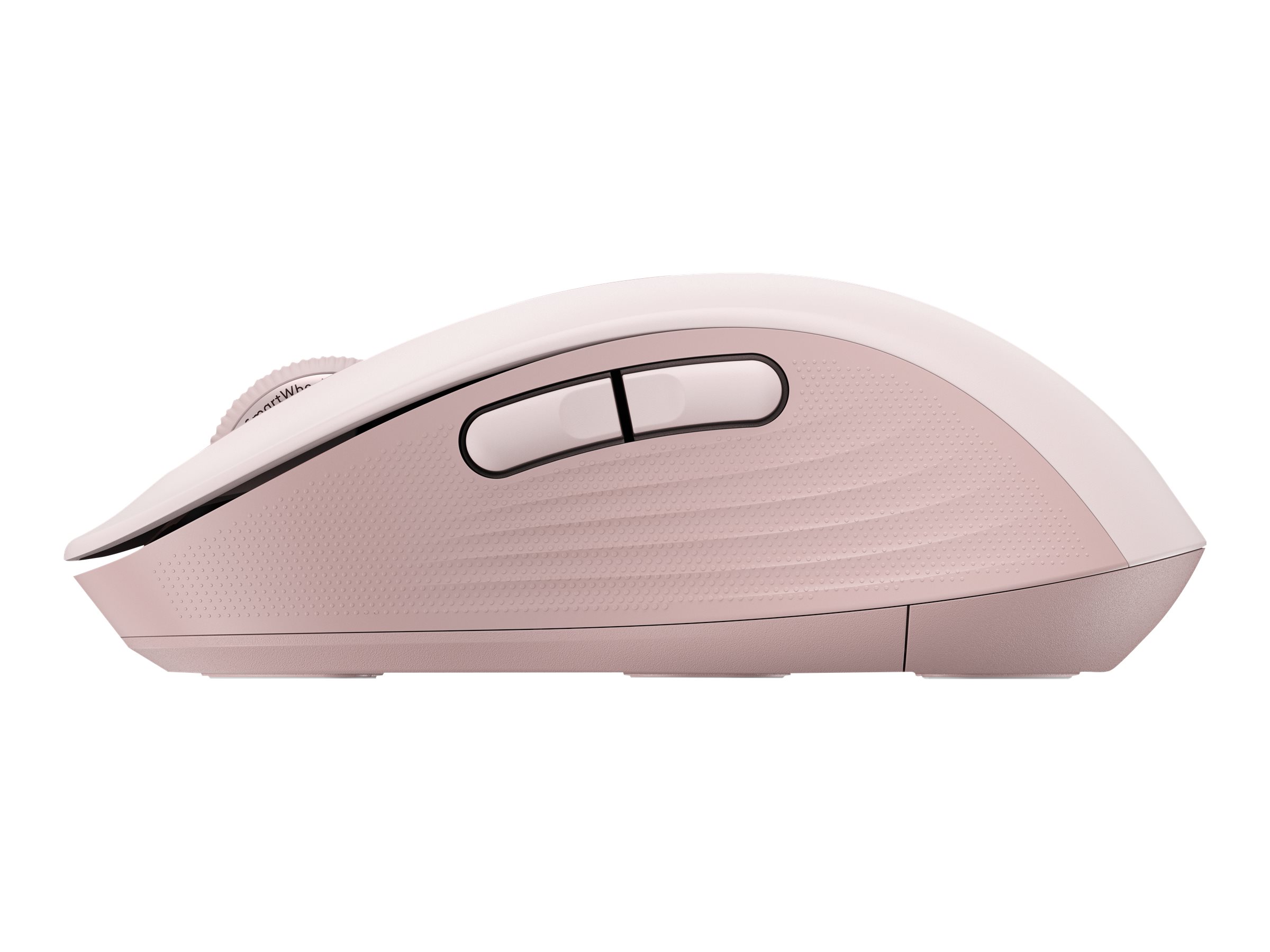 Logitech Signature M650 - Souris - optique - 5 boutons - sans fil - Bluetooth, 2.4 GHz - récepteur USB Logitech Logi Bolt - rose - 910-006254 - Souris