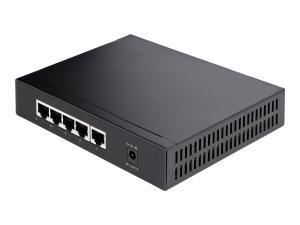 StarTech.com Switch Ethernet 2.5G - Commutateur RJ45 2,5GBASE-T Non géré - Switch 5 ports Rétrocompatible avec les périphériques 10/100/1000Mbps - Répartiteur Ethernet - Switch Wifi/Réseau (DS52000) - Commutateur - non géré - 5 x 10/100/1000/2.5G - de bureau, fixation murale - Tension CC - DS52000 - Concentrateurs et commutateurs gigabit
