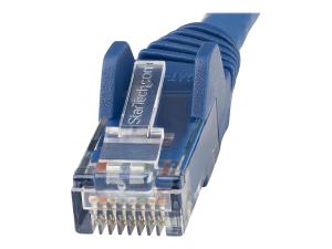 StarTech.com Câble Ethernet CAT6 15m - LSZH (Low Smoke Zero Halogen) - Cordon RJ45 UTP Anti-accrochage 10 GbE LAN - Câble Réseau Internet 650MHz 100W PoE - Bleu - Snagless - 24AWG (N6LPATCH15MBL) - Cordon de raccordement - RJ-45 (M) pour RJ-45 (M) - 15 m - 6 mm - UTP - CAT 6 - sans crochet - bleu - N6LPATCH15MBL - Câbles à paire torsadée