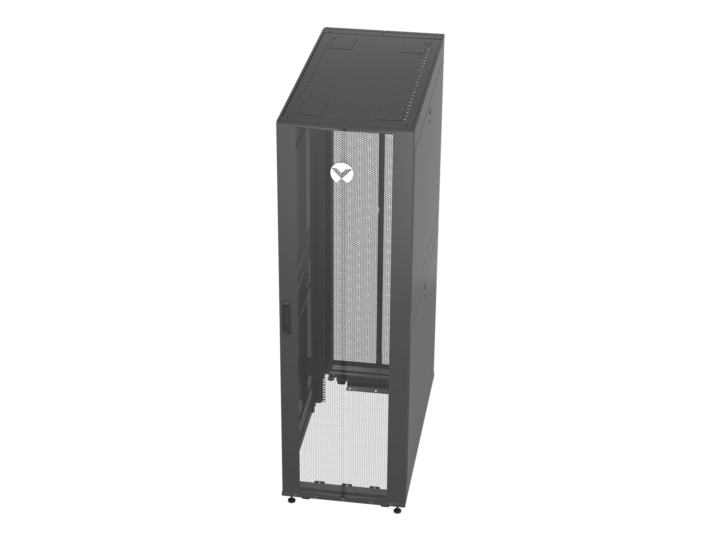 Vertiv VR - Rack armoire - noir, RAL 7021 - 42U - 19" - VR3300 - Accessoires pour serveur