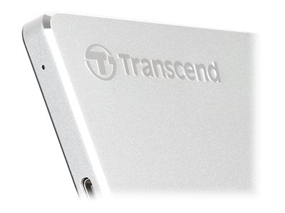 Transcend StoreJet 25C3S - Disque dur - 2 To - externe (portable) - 2.5" - USB 3.1 Gen 1 (USB-C connecteur) - argent - TS2TSJ25C3S - Disques durs externes