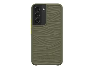 LifeProof WAKE - Coque de protection pour téléphone portable - 85 % de plastique recyclé provenant de l'océan - vert gambit - modèle d'onde douce - pour Samsung Galaxy S22 - 77-86649 - Coques et étuis pour téléphone portable