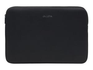 DICOTA PerfectSkin Laptop Sleeve 12.5" - Housse d'ordinateur portable - 12.5" - noir - D31185 - Sacoches pour ordinateur portable