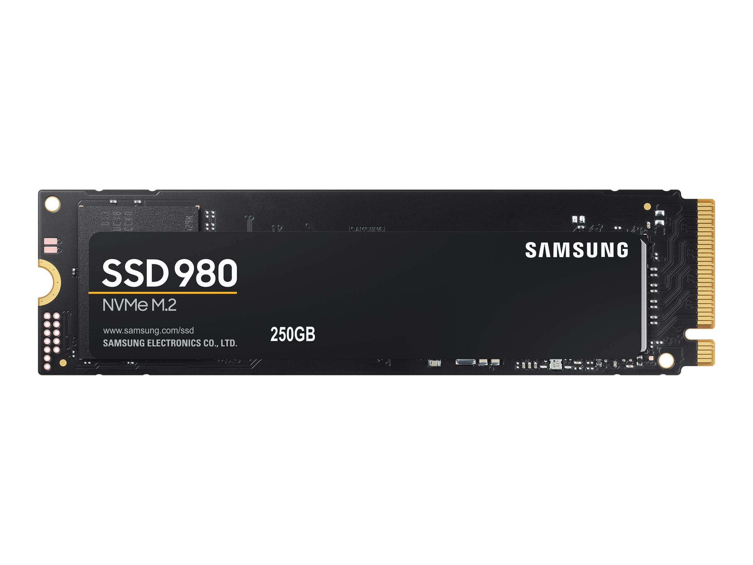 Samsung 980 MZ-V8V250BW - SSD - chiffré - 250 Go - interne - M.2 2280 - PCIe 3.0 x4 (NVMe) - AES 256 bits - TCG Opal Encryption - MZ-V8V250BW - Disques SSD