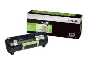 Lexmark 502X - À rendement extrêmement élevé - noir - original - cartouche de toner Entreprise Lexmark - pour Lexmark MS410d, MS410dn, MS415dn, MS510dn, MS510dtn, MS610de, MS610dn, MS610dte - 50F2X0E - Cartouches de toner Lexmark