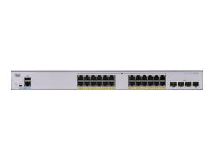 Cisco Business 350 Series CBS350-24FP-4X - Commutateur - C3 - Géré - 24 x 10/100/1000 (PoE+) + 4 x 10 Gigabit SFP+ - Montable sur rack - PoE+ (370 W) - CBS350-24FP-4X-EU - Concentrateurs et commutateurs gigabit