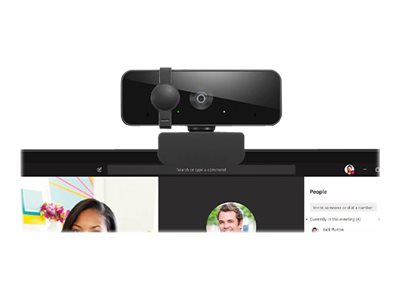 Lenovo Essential - Webcam - couleur - 2 MP - 1920 x 1080 - 1080p - audio - USB 2.0 - MJPEG, YUY2 - 4XC1B34802 - Webcams