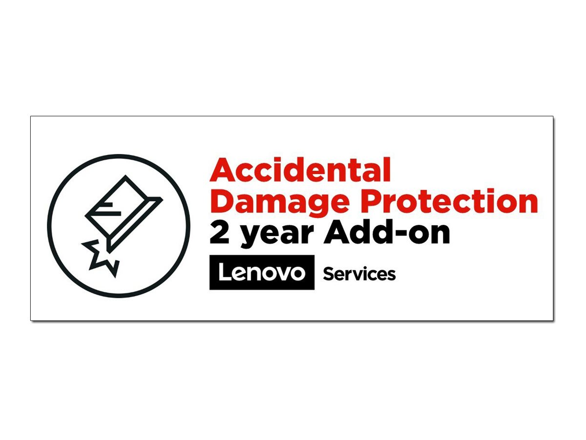 Lenovo Accidental Damage Protection - Couverture des dommages accidentels - 2 années - pour V720 80Y1 - 5PS0Q81896 - Options de service informatique