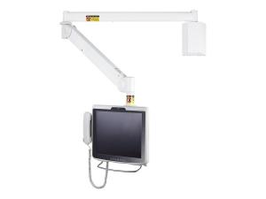Neomounts FPMA-HAW100 - Support - pleine action - pour Écran LCD - médical - blanc - Taille d'écran : 10"-24" - montable sur mur - FPMA-HAW100 - Montages pour TV et moniteur