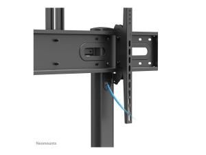 Neomounts PLASMA-M1950E - Chariot - pour écran plat/équipement audiovisuel - noir - Taille d'écran : 60"-100" - PLASMA-M1950E - Montages d'équipement audio et vidéo