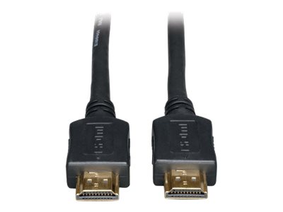 Eaton Tripp Lite Series High-Speed HDMI Cable, Digital Video with Audio, UHD 4K (M/M), Black, 3 ft. (0.91 m) - Câble HDMI - HDMI mâle pour HDMI mâle - 91 cm - double blindage - noir - P568-003 - Accessoires pour systèmes audio domestiques