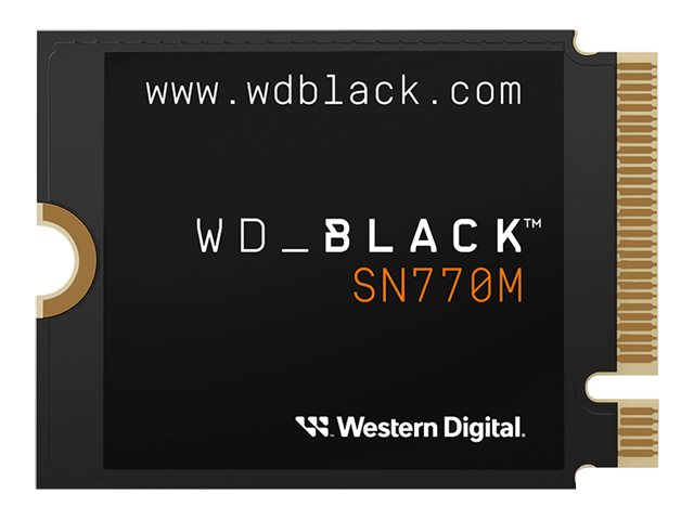 WD_BLACK SN770M WDS100T3X0G - SSD - 1 To - lecteur de jeux mobiles - interne - M.2 2230 - PCIe 4.0 x4 (NVMe) - WDS100T3X0G - Disques SSD