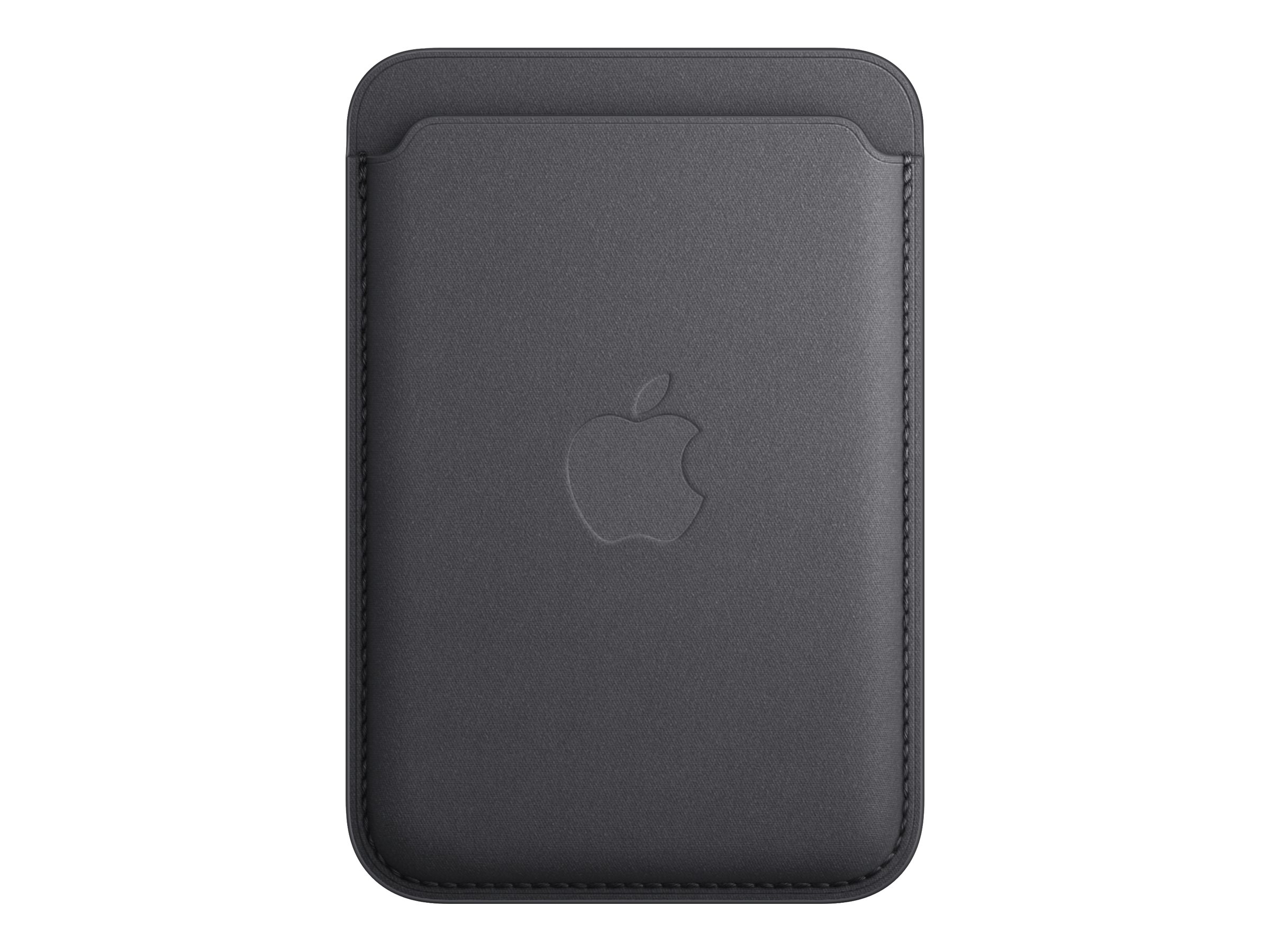 Apple - Portefeuille pour téléphone portable / carte de crédit - compatibilité avec MagSafe - tissu fin - noir - MT2N3ZM/A - Coques et étuis pour téléphone portable