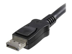 StarTech.com Câble DisplayPort 1.2 de 5m avec verrouillage - DisplayPort 4K - Cordon DP vers DP - M/M - Câble DisplayPort - DisplayPort (M) pour DisplayPort (M) - 5 m - verrouillé - noir - DISPL5M - Câbles vidéo