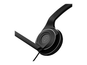 EPOS PC 7 USB - Micro-casque - sur-oreille - filaire - USB-A - noir - 1000431 - Écouteurs