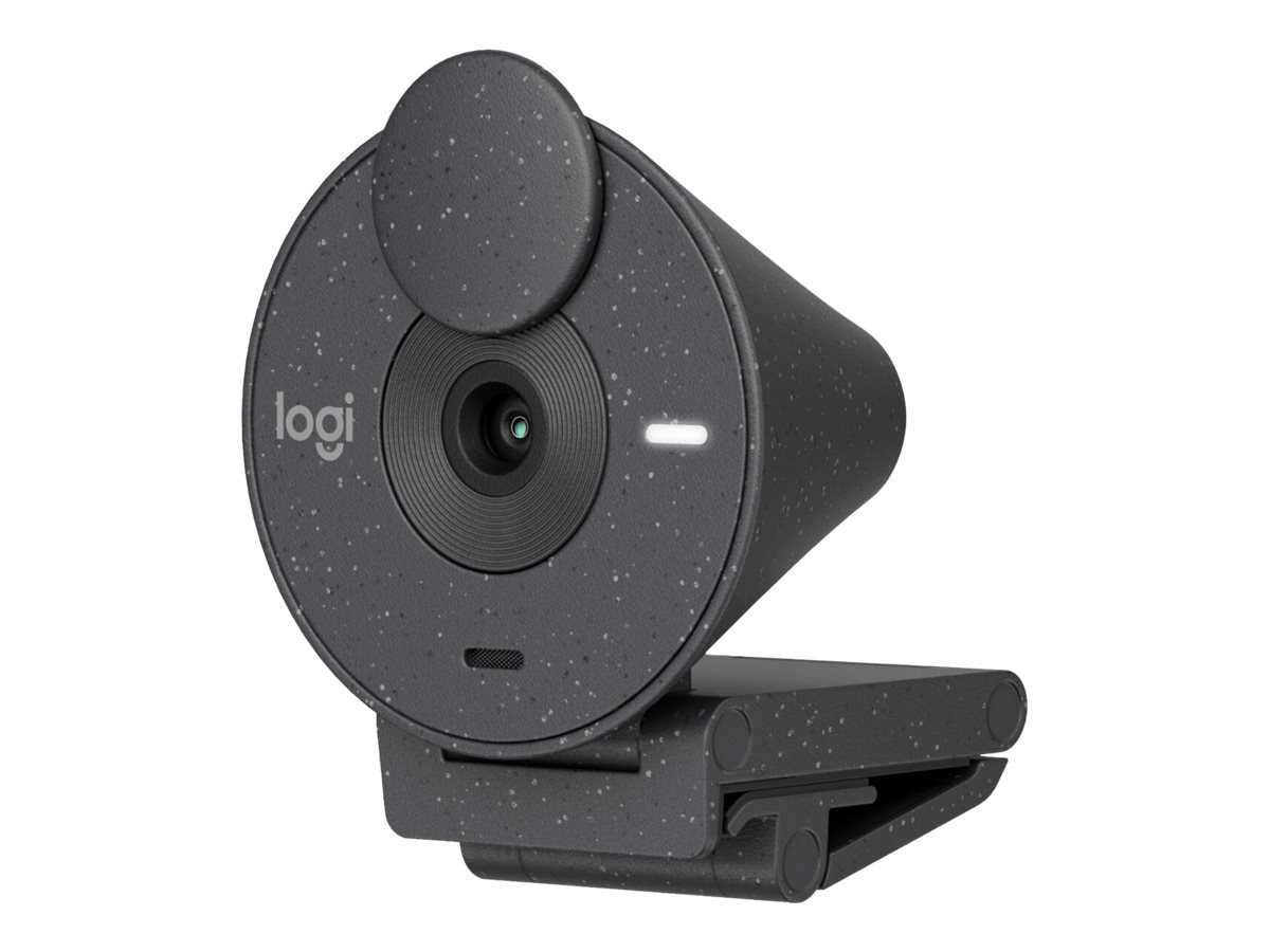 Logitech BRIO 305 - Webcam - couleur - 2 MP - 1920 x 1080 - 720p, 1080p - audio - USB-C - 960-001469 - Webcams