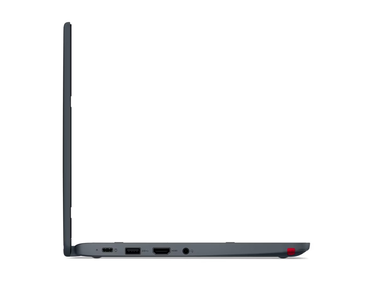 Lenovo 500w Yoga Gen 4 82VQ - Conception inclinable - Intel N-series - N100 / jusqu'à 3.4 GHz - Win 11 Pro National Academic - UHD Graphics - 4 Go RAM - 128 Go SSD NVMe - 12.2" IPS écran tactile 1920 x 1200 - Wi-Fi 6 - gris ardoise - clavier : Français - 82VQ0008FR - Ordinateurs portables