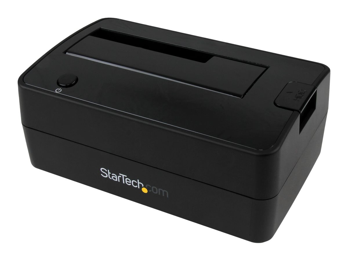 StarTech.com Station d'accueil USB 3.1 (10 Gb/s) pour disque dur SATA de 2,5" / 3,5" - Dock HDD / SSD avec UASP - Contrôleur de stockage - 2.5", 3.5" - USB 3.1 (Gen 2) - noir - SDOCKU313 - Adaptateurs de stockage
