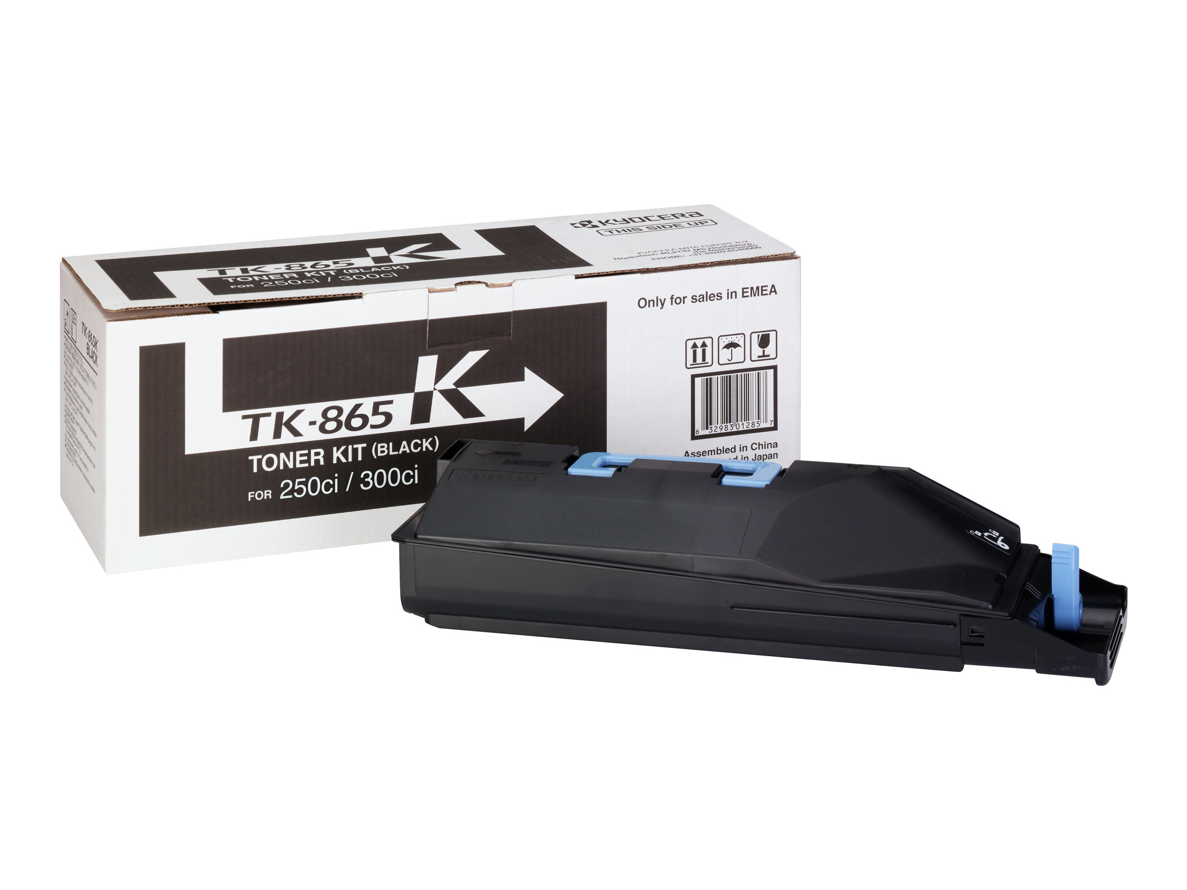 Kyocera TK 865K - Noir - original - cartouche de toner - pour TASKalfa 250ci, 300ci - 1T02JZ0EU0 - Cartouches de toner