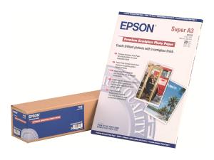 Epson Premium Semigloss Photo Paper - Semi-brillant - Rouleau (61 cm x 30,5 m) - 165 g/m² - 1 rouleau(x) papier photo - pour SureColor SC-P10000, P20000, P7500, P9500, T2100, T3100, T3400, T3405, T5100, T5400, T5405 - C13S041393 - Papier pour rouleau